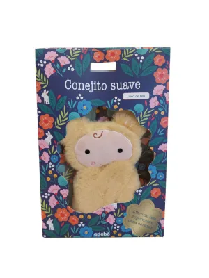 CONEJITO SUAVE LIBRO DE TELA SUPERSUAVE PARA ABRAZ