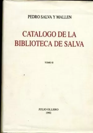 CATÁLOGO DE LA BIBLIOTECA DE SALVÁ.