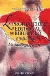 LA PRODUCCIÓN EDITORIAL DE BIBLIÓFILO (1940-1960)